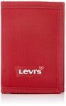 Levi's Men's Batwing Trifold Wallet Tri-Fold, Regular Red, UN