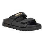 GUESS Women's Fabulon Flat Sandal, Black 001, 6.5 UK