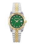 Mathey-Tissot Stainless Steel Green Dial Analog Watch for Women - D810Bv, Band_Red