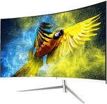 Z-Edge 27-inch Curved Gaming Monitor, Full HD 1080P 1920x1080 LED Backlight Monitor, with 75Hz Refresh Rate and Eye-Care Technology, 178° Wide View Angle, VGA+HDMI