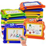 Mini Magnetic Drawing Board for Kids - Travel Size Erasable Doodle Board Set - Small Drawing Painting Sketch Pad - Perfect for Kids Art Supplies & Party Favors,Prizes for Kids Classroom (15 Piece)