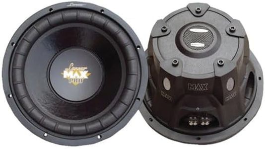 Lanzar MAXP104D Subwoofer driver subwoofers para coche - Subwoofer para coche (Subwoofer driver, Passive subwoofer, 1200 W, 85 dB, 4 Ω, 25,4 cm (10"))