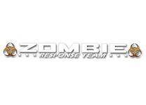 40" ZOMBIE RESPONSE TEAM Vehicle Decal Halloween Wall Prop Vinyl Car Props Decal (White Lettering)