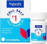 Hyland's Cell Salt No. 1 Calc Fluor 6X Tablets, Natural Relief of Colds, Hemorrhoids and Chapped Skin, Quick Dissolving Tablets, 100 Count