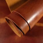 The Tannery Finished Full Grain Buffalo Genuine Leather Hides Crafts | Home Decor Leather Crafts Tooling Sewing Hobby Workshop Crafting Leather Hides Tan 12x12