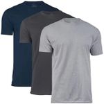 True Classic 3 Pack, Essential Color Pack, Men's Short Sleeve Crew Neck T-Shirt, Medium