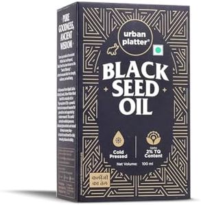 Urban Platter Black Seed Oil, 100ml (Cold-Pressed, 2% Naturally Occurring TQ, Anti-Inflammatory, Consume daily for overall well being and vitality)