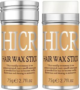 Hicream Hair Wax Stick, Slick Stick for Women & Kids, Hair-Styling Accessories Wax Stick for Hair Flyaway Smoothing & Taming Frizz, Hair Care Slick Back Stick Styling Product, Bun Maker, 2PCS x 2.7 Oz