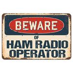 SignMission Ham Radio Operator, 11" X 17" Plastic Sign