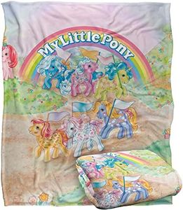 My Little Pony Retro Classic Ponies Officially Licensed Silky Touch Super Soft Throw Blanket 50" x 60"