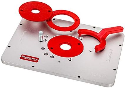 Woodpeckers Precision Woodworking Tools AI690890 Router Aluminum Mounting Plate for Porter Cable 690/890 Router Size 9-1/4-inch x 11-3/4-inch Plate