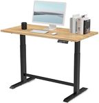 WORKPRO 48" Electric Standing Desk, Height Adjustable Workbench with 48"x24" Wooden Top and Dual Motor, 500 LBS Load Capacity Work Table for Home, Office, Garage, 28-3/4" to 48-7/16" Lift Range