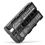 CELLONIC Battery NP-F550 -F330 -F750 compatible with Sony HDR-FX7e GV-D200 HDR-FX1000e NP-F550 -F330 -F75 7.2V - 7.4V 2600mAh