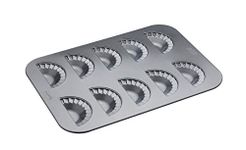 Chicago Metallic CMET26736 Professional Non Stick Pasty Mould Pan / Turnover Maker with Pasty Press Tool, In Gift Box, Carbon Steel, 40 x 28 x 2 cm, 2 Piece Set