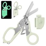 Trauma Shears Raptor Rescue Emergency Shears with Strap Cutter and Glass Breaker Stainless Steel Foldable Scissors Pliers, Outdoor Camping Rescue Scissors Tools…