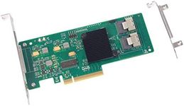 ipolex LSI 9211-8I Internal SAS/SATA Raid Controller Host Bus Adapter, LSI SAS2008 Chip, PCI Express x8-Port 6Gb/s, High Profile & Low Profile