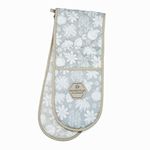 Cooksmart Double Oven Gloves Heat Resistant | British Designed Heat Resistant Oven Gloves | Modern Oven Mitt & Potholder for Home Cooking | Heat Protection Kitchen Oven Gloves - A Winters Tale