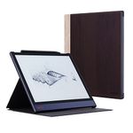 Ayotu Case for Onyx BOOX Note Air 1/Note Air 2/Air 2 Plus 10.3'' Paper Tablet, Auto Sleep/Wake, Durable Fabric Folio Cover with Foldable Stand, Light & Dark Cork (NOT Fit BOOX Note Air 3C)