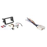 SCOSCHE Install Centric ICFD6BN Complete Basic Installation Solution + Metra 70-5520 Radio Wiring Harness (2003-2007) for Select Ford Vehicles