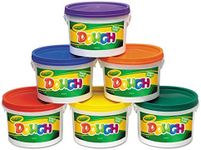 Crayola Modeling Dough Bucket, 3 Lbs, Assorted Colors, 6 Buckets/Set