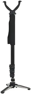 VICTORFIRE Aluminum Shooting Stick with V Shap Yoke & 360° Rotatable Tri-Stand Base, Rifle Shooting Monopod Gun Rest Rack