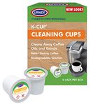 Urnex Cleaning Pods - 5 Pods - Compatible with Keurig 1.0 & 2.0 and All Single Serve Coffee Machines