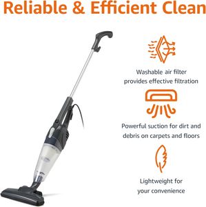 Amazon Basics Upright Vacuum Cleaner – Black