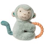 Mary Meyer 44580 Soft Baby Rattle with Teether Ring, Little But Fierce Monkey, 15 cm