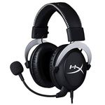 HyperX Cloud - Gaming Headset – Official Xbox licensed headset with detachable mic – Black/Silver – Xbox One, PC, PUBG, Fortnite (HX-HS5CX-SR)