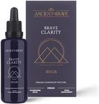 Ancient + Brave Clarity - Lions Mane Supplement - Organic Mushroom Tincture with Cordyceps, Sage & Vitamin C - Antioxidant Supplement - Fuels Focus, Clarity, Memory & Mental Resilience