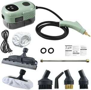 Daseeme 2500W High Pressure Steam Cleaner 1.1L Tank Handheld Steam Cleaner Pressurized Steam Cleaner for Kitchen Bathroom Car