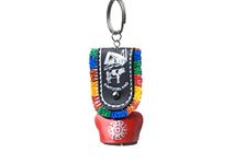 Tej Gifts - DDLJ Bell Swiss Cow Bell Keyring Cowbell Key Chain Gift Item Door Hanging Size 2 (12 x 5 cm)