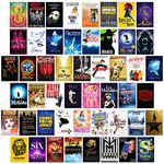 BigVivi 50Pcs Musical Theatre Wall Collage Kit, Art Posters Indie Room Decor, Aesthetic Picture for Wall Decoration, Dorm Photo Display for VSCO Girls Boys, Aesthetic Photo Decor for Music Lovers