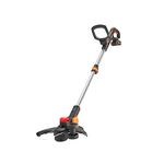 WORX Nitro WG173E.9 Cordless Grass Trimmer 20 V - Powerful Brushless Motor - 33 cm Cutting Circle - Comfortable Use Thanks to the Rubber Handle - PowerShare Compatible - Without Battery and Charger