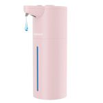 Aunmaon Automatic Soap Dispenser Touchless, Hand Soap Dispenser 15 Adjustable Volume For Thick And Thin Liquid Battery Electric,Dish Soap Dispenser Kitchen Bathroom,Auto Soap Dispenser Hands Free Pink