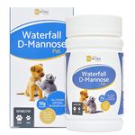 Waterfall D-Mannose Pet - Natural Product for Feline Cystitis & Canine UTIs - Suitable for Cats, Dogs & most Household Pets - SC Nutra (Sweet Cures)