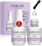 Saviland 2pcs 15ML Gel Nail Glue, 4