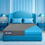 The Sleep Company SmartGRID Ortho Mattress | Japanese Patented Technology | AIHA Certified | Medium Firm Orthopedic Mattress for Back Pain Relief | 10 Years Warranty | King Size Bed 78x72x8 | Grey