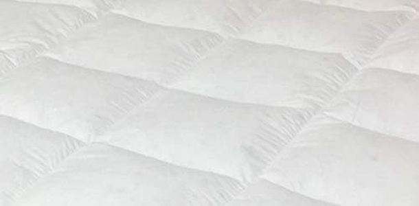 Alpes Blanc Surmatelas/sur-Matelas en Plume/sur Matelas Confort hôtel/Surmatelas Confort Prestige Plume et Duvet (160 x 200 cm)