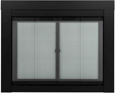 Pleasant Hearth AT-1001 1111 fireplace screen, Black Medium