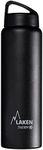 Laken TA10N Thermo Classic Vacuum Insulated Stainless Steel Water Bottle Wide Mouth-1 Liter/34 -Ounce, Black