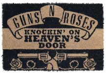 Pyramid International Guns N' Roses Knocking On Heaven's Door Mat, Coir, Black, 60 x 40 x 1.5 cm