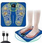 EMS Foot Massagers for Pain and Circulation, Electric Foot Massager Mat, Foot Spa and Massager, with 8 Modes and 19 Intensity Levels for Improved Circulation, Muscle Relaxation and Pain Relief