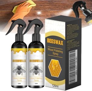 ATHNO Natural Beeswax Care Spray & Restorer,120ml,Beeswax Spray for Floors and Furniture,Polish Protective Conditioning Formula,Non-Toxic & Eco-Friendly (2PCS)