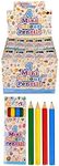 Henbrandt Mini Colouring Pencil Packs - Party Favours / Loot Bag Fillers / Lucky Dip Prizes / Classroom Rewards (25 packs)