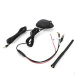 Car Radio Aerial DAB GPS FM, Universal Car Antenna Active 12V Car Radio Top Roof Mount Antenna Replacement