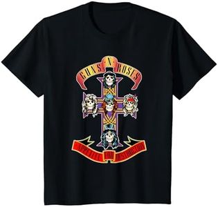 Kids Youth Guns N' Roses Official Cross T-Shirt