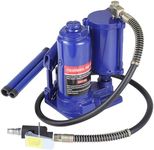 GarveeTech Pneumatic Air Hydraulic Bottle Jack with Manual Hand Pump, 12 Ton Capacity, Heavy Duty for Auto Repair and House Lift