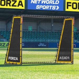 FORZA Steel42 Goal Rebounder Net Kit – Football Training Aid with Durable Double-Sided Net & Side Sheets for Solo Practice & Team Drills - GOAL NOT INCLUDED (8ft x 6ft)