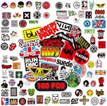 100Pcs Rock Band Stickers Music Car